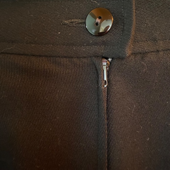 Black wool lined skirt - Picture 3 of 4